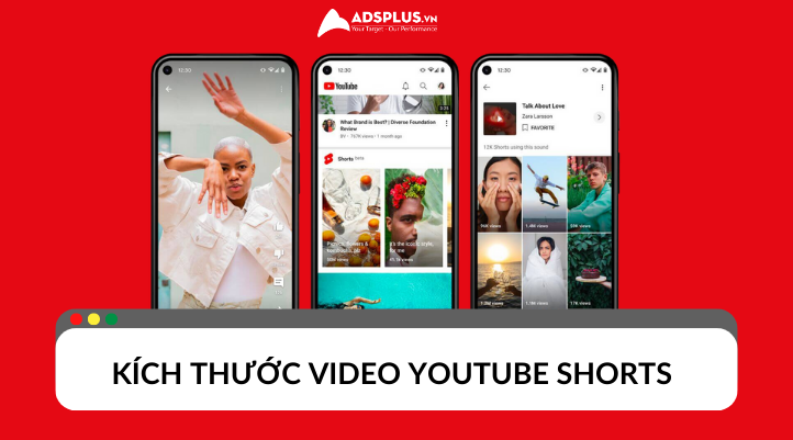 Gợi ý kích thước chuẩn thực hiện video YouTube Shorts