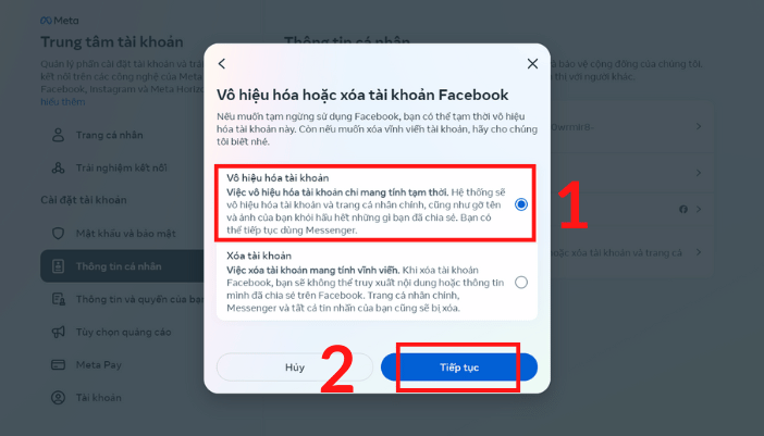 Làm cách nào để vô hiệu hóaMessenger?