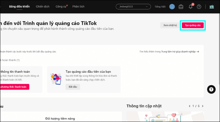 Cách chạy quảng cáo livestream TikTok chốt đơn liên tục