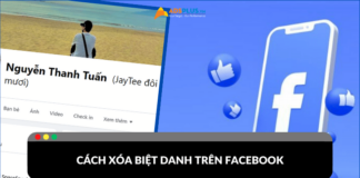 Cách xóa biệt danh trên Facebook cho điện thoại và máy tính