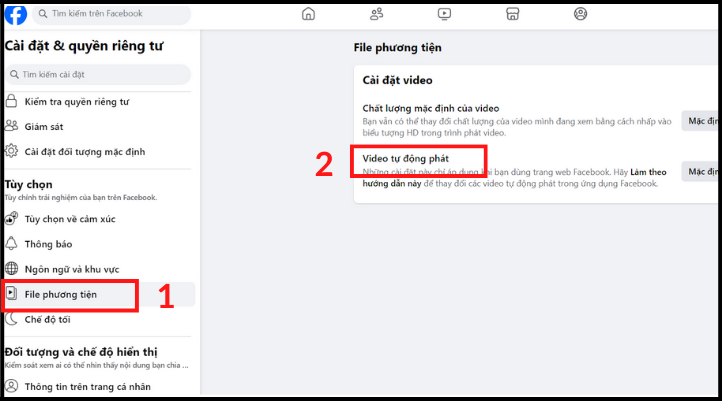 Cách tắt tự động phát video Facebook cực nhanh gọn