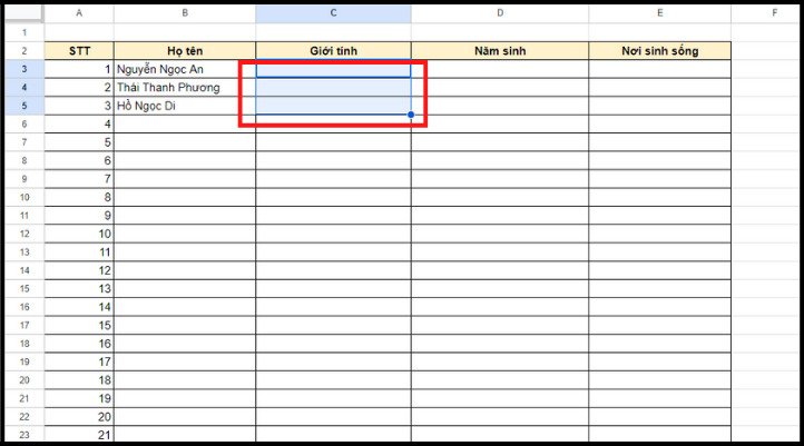 Quản lý dữ liệu hiệu quả bằng cách tạo Data Validation trong Google Sheet