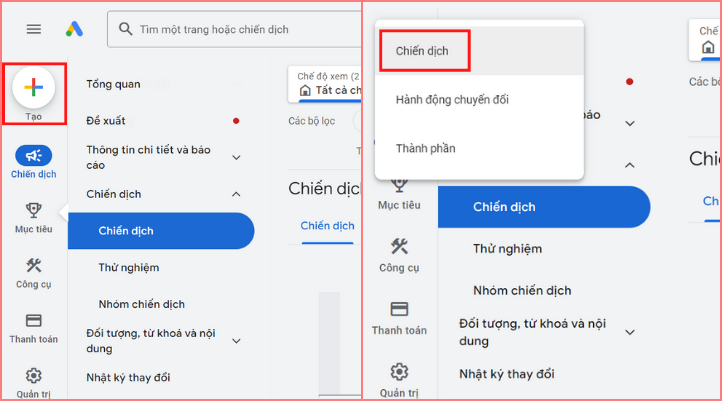 Tạo chiến dịch quảng cáo Youtube