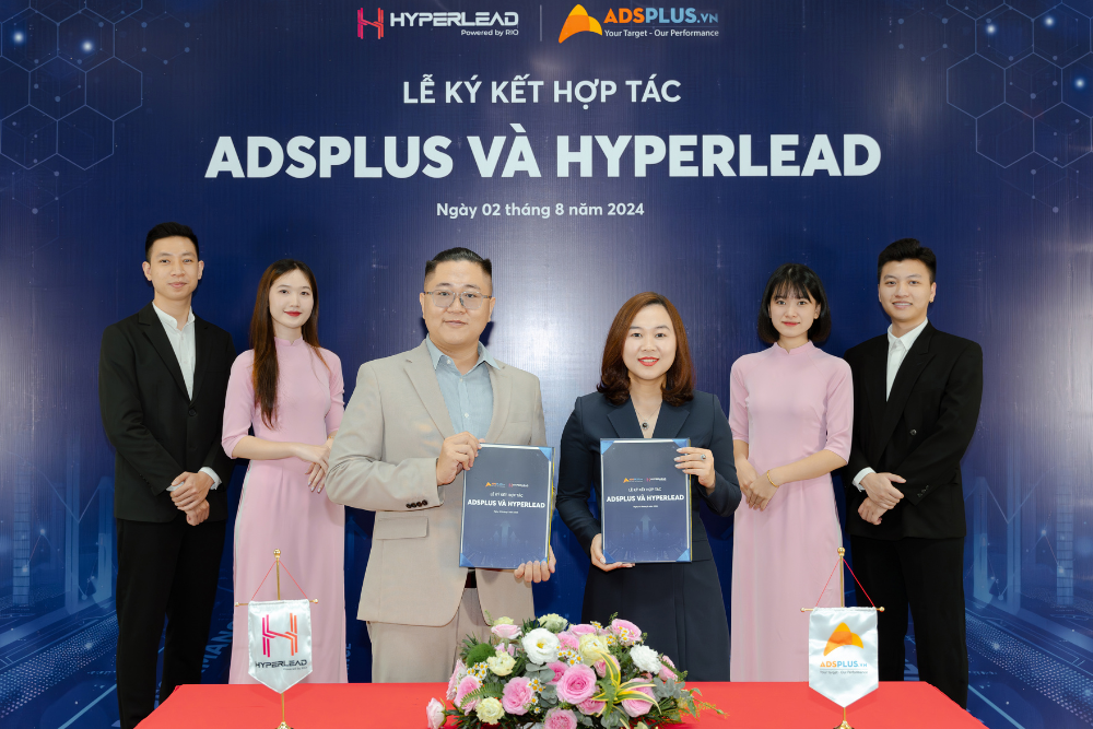 Lễ ký kết hợp tác giữa Adsplus và HyperLead