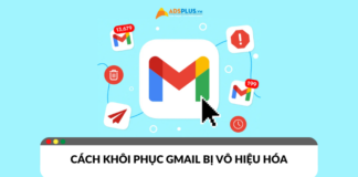 Khôi phục Gmail bị vô hiệu hóa