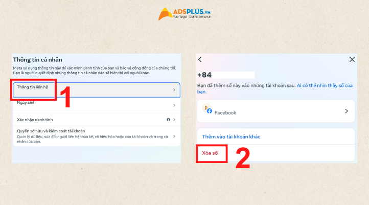 Thay đổi số điện thoại trên Facebook bảo vệ tài khoản an toàn
