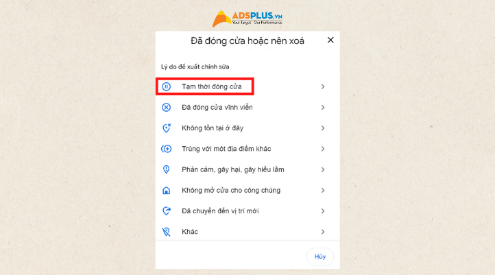 Cách xóa doanh nghiệp trên Google Map khi không còn hoạt động