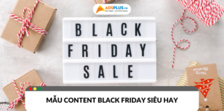 Mẫu content Black Friday siêu hay