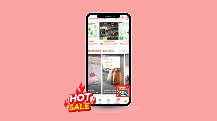 Shopee Video đã xuất hiện trên giao diện chính của sàn, gúp bạn dễ dàng lấy voucher giảm giá