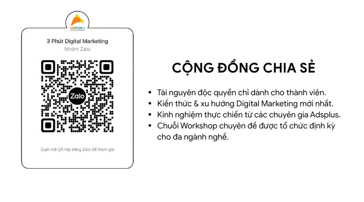 Tham gia cộng đồng Digital Marketing thực chiến