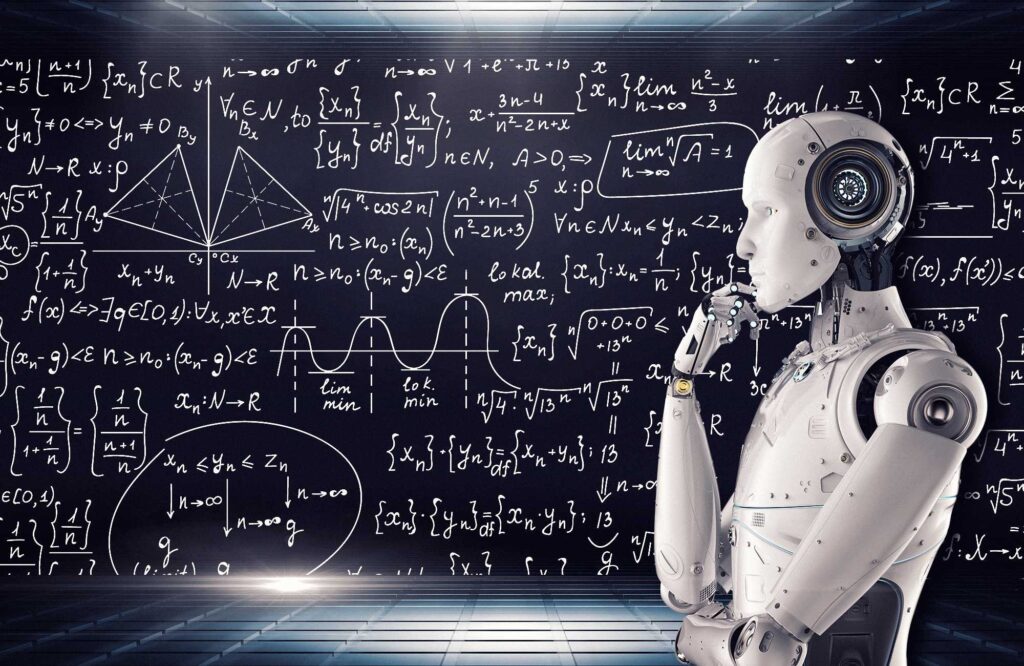 Minh họa Machine Learning – công nghệ giúp máy tính học từ dữ liệu và dự đoán kết quả tự động.