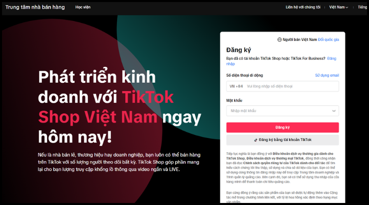 Cách tạo tài khoản TikTok Shop, điền thông tin cá nhân, tải giấy tờ xác minh và được duyệt bán hàng hoặc làm affiliate