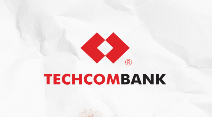Techcombank - Logo ấn tượng với màu đỏ nhiệt huyết cùng trắng minh bạch.