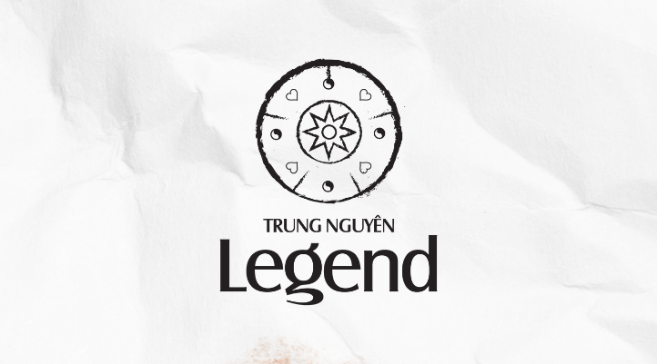 Cafe Trung Nguyên có mặt trờ 8 tia sáng, đại diện cho 8 yếu tố cơ bản của vũ trụ.
