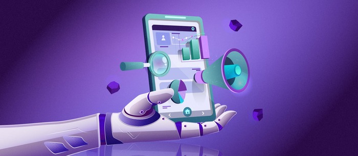 Minh họa các nhóm marketing tools phổ biến như nghiên cứu thị trường, SEO, quản lý mạng xã hội, email marketing, thiết kế nội dung và đo lường hiệu quả chiến dịch.

