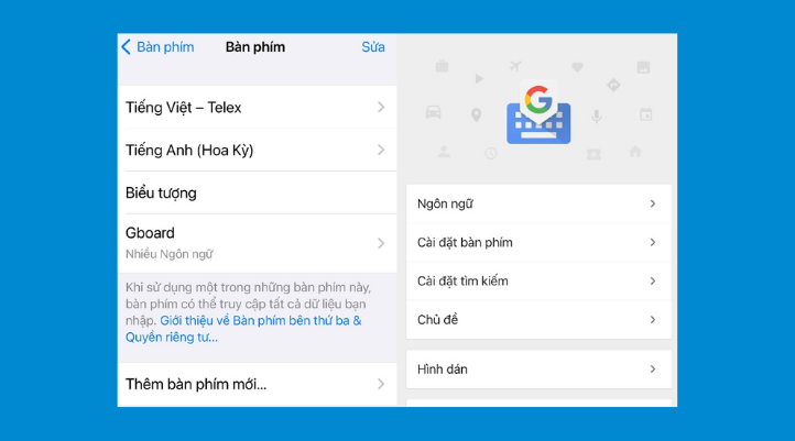 Gboard – Bàn phím ảo đa năng tích hợp chức năng chuyển giọng nói