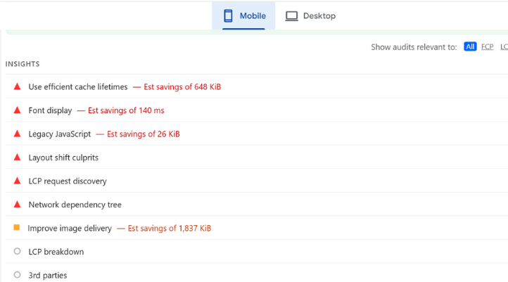 đọc các gợi ý tối ưu