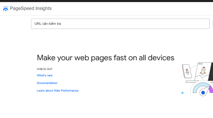 nhập url cần kiểm tra