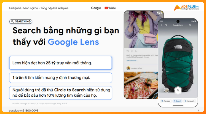 Search bằng Google Lens trở thành thói quen của giới trẻ toàn cầu