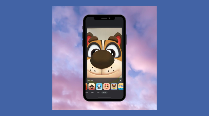 Bạn chọn filter yêu thích từ danh sách. Filter sẽ áp dụng ngay lập tức, giúp bạn trông tự tin và tươi tắn hơn trong suốt buổi họp. 