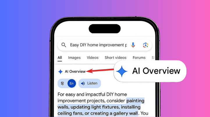 AI Overview là tính năng dùng trí tuệ nhân tạo để tóm tắt nội dung từ nhiều nguồn.