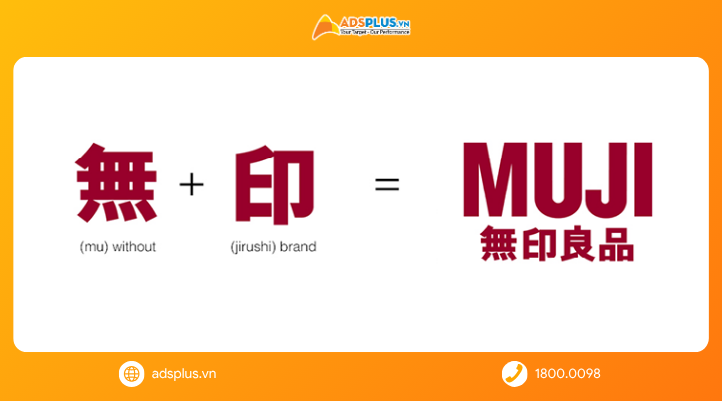 MUJI định vị thương hiệu là No-brand brand