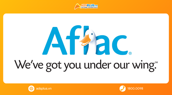 Aflac định vị thương hiệu là We’ve got you under our wing