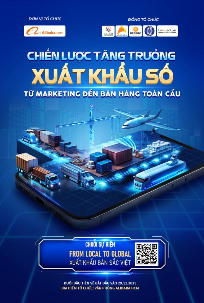 [TP.HCM] Workshop &ldquo;Chiến lược tăng trưởng xuất khẩu số - Từ Marketing đến B&aacute;n h&agrave;ng To&agrave;n cầu&rdquo;