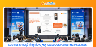 Diễn giả AdsPlus chia sẻ tính năng mới của Meta – Marketing Messages, bứt tốc doanh thu mùa cao điểm tại Event Pancake