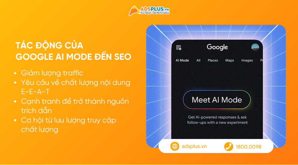 Tác động của Google AI Mode đến SEO: Thách thức và Cơ hội