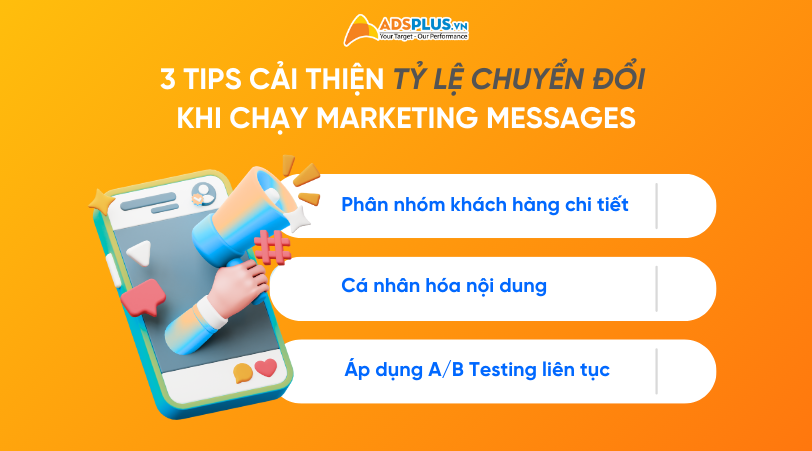 3 tips cải thiện tỷ lệ chuyển đổi khi chạy Marketing Messages mùa cuối năm