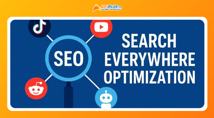 Năm trụ cột chính gồm Social Search, Video Search, Voice Search, AI Search và E-commerce Search Optimization.