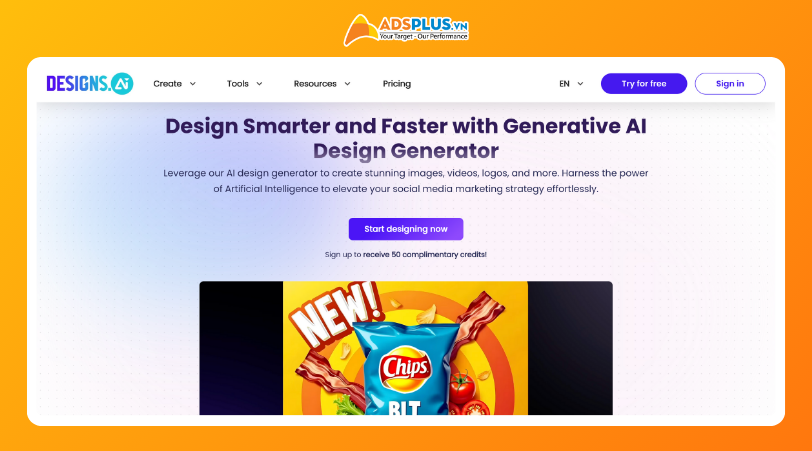 Designs.ai: Bộ công cụ thiết kế AI đa năng