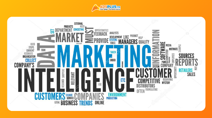 Marketing Intelligence với các nguồn dữ liệu như thị trường, khách hàng, xu hướng và đối thủ, giúp doanh nghiệp phân tích thông tin liên tục để tối ưu quyết định marketing.