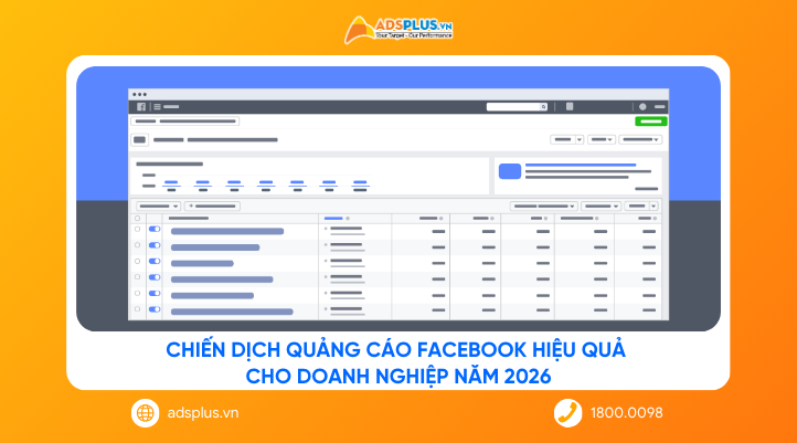 Chiến dịch quảng cáo Facebook hiệu quả cho doanh nghiệp năm 2026