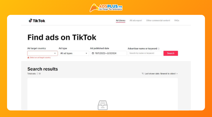 Bạn nhấp vào Search để nhận kết quả hiển thị trên màn hình