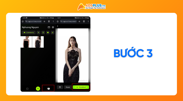 Bước 3: Khi AI xử lý xong, bạn nhấn nút Download để lưu video về máy