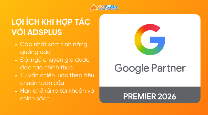 Hợp tác cùng AdsPlus giúp doanh nghiệp tối ưu quảng cáo và tăng trưởng bền vững.