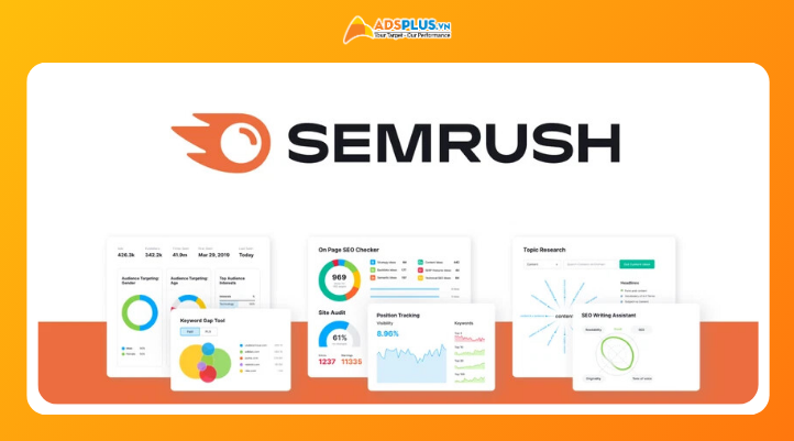 Công cụ SEMrush nghiên cứu từ khóa và phân tích marketing đa kênh