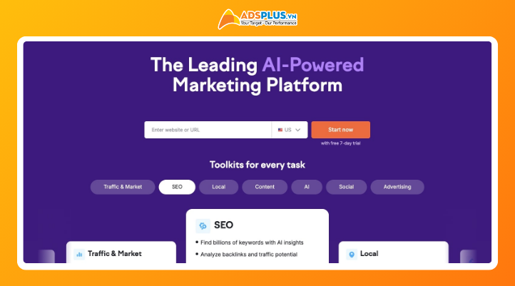 Semrush là phần mềm  tốt nhất doanh nghiệp nên thử 