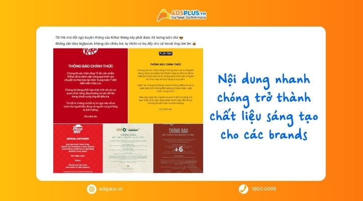 Khi viral kh&ocirc;ng c&ograve;n l&agrave; &yacute; tưởng, m&agrave; l&agrave; format: C&acirc;u chuyện &lsquo;mất h&agrave;ng&rsquo; của KitKat