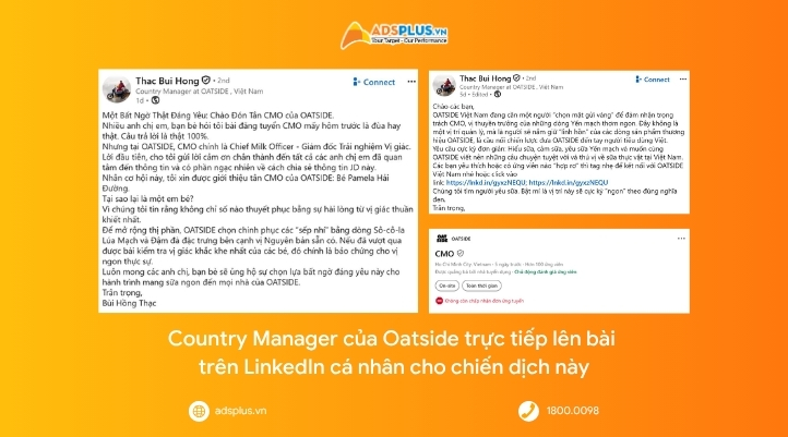Oatside có tân CMO nhí: Sáng tạo chạm đỉnh nhưng thấu cảm chạm đáy thì chiến dịch sẽ ra sao?