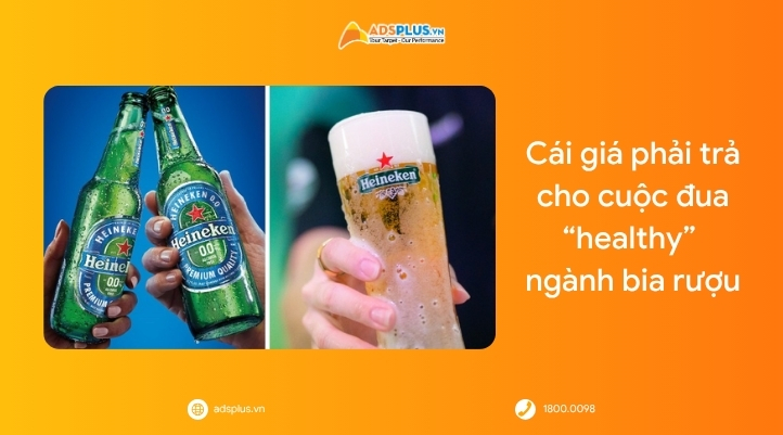 Heineken ra mắt bia 3 không: Được gì, mất gì trong cuộc đua healthy ngành bia