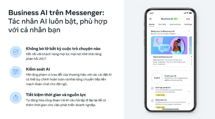 AdsPlus đồng hành cùng Meta ra mắt công cụ Business AI trên Messenger đầu tiên tại Việt Nam