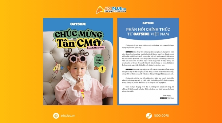 Oatside có tân CMO nhí: Sáng tạo chạm đỉnh nhưng thấu cảm chạm đáy thì chiến dịch sẽ ra sao?