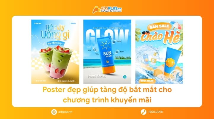Poster h&egrave; đủ &ldquo;wow&rdquo;, thương hiệu đủ tự tin thắng đường đua truyền th&ocirc;ng m&ugrave;a cao điểm