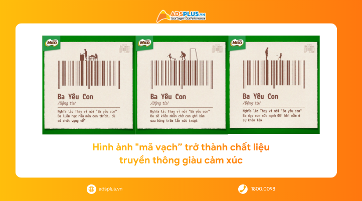 Chiến dịch &ldquo;Ba Codes Of Love&rdquo; của MILO tạo được sự đồng cảm trong thời đại &ldquo;miễn nhiễm&rdquo; quảng c&aacute;o