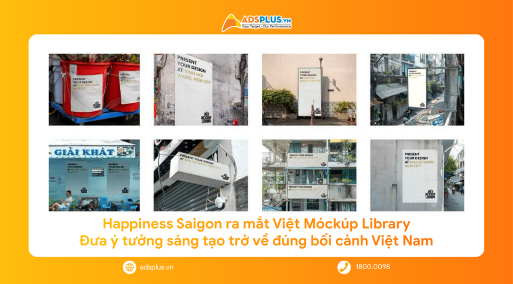 Happiness Saigon ra mắt Việt Móckúp Library: Đưa ý tưởng sáng tạo trở về đúng bối cảnh Việt Nam