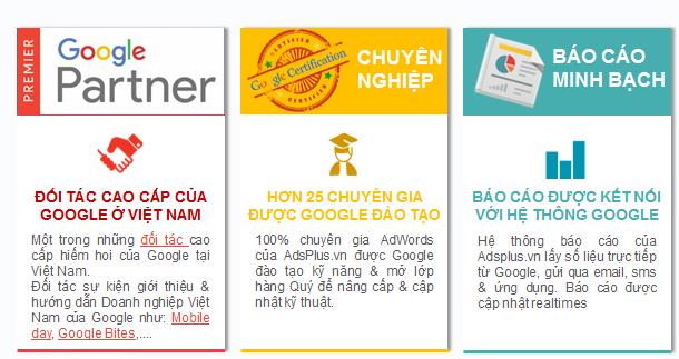 Top 3 ưu điểm vượt trội dịch vụ quảng cáo Google Adwords tại Adsplus.vn