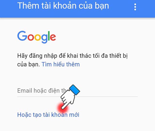 cách tạo tài khoản google play